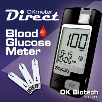 Système de surveillance de la glycémie Direct OKmeter